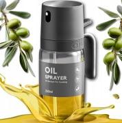SPRYSKIWACZ DOZOWNIK SZKLANY DO OLEJU OLIWY W SPRAYU ROZPYLACZ 250ML