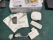 LG Minibeam Nano PV150G – mini projektor LED HDMI USB – komplet