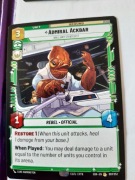 SW Unlimited - SOR - ADMIRAL ACKBAR (RARE) ! TANIO !!!