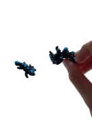 Mini kryształowy smok w kolorze czarnym i niebieskim