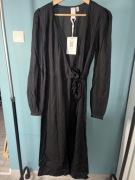 Czarna sukienka długi rękaw