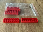 LEGO 3007 czerwony 2x8 5 szt.