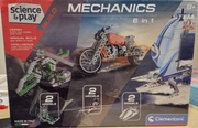 Clementoni Science & Play Build Mechanics 6 w 1 zestaw konstrukcyjny