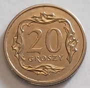 20 gr groszy 2003 r. nakład 20.400.000 szt.