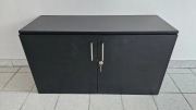 Szafka zamykana czarny mat