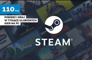 kod karta steam o wartości 110 złotych 