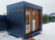 Sauna Zewnętrzna Ogrodowa. Piec Harvia 9KW
