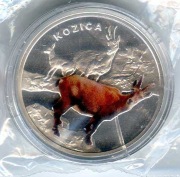 Kozica srebrna 14,14 g 925 Numizmat srebro Symbole Przyrody Wawa srebrny