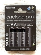 Panasonic Eneloop PRO 2500mAh AA/R6 4 sztuki BK-3HCDE/4CP