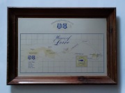 Lustro barowe, reklamowe Wines of Loire, vintage