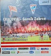 Bilet Cracovia - Górnik Zabrze  10.09.2004