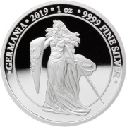 Srebrna moneta 2019 GERMANIA 1 OZ SILVER PROOF