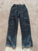 Spodnie cargo damskie czarne