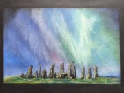 Pastel sucha, 70 cm x50 cm w antyramie.