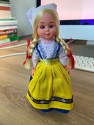 Lalka, decorative doll with closing eyes (sleep eyes)