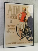 Obraz – Rower vintage, Art Deco Wymiary zewnętrzne: 60x43 cm.