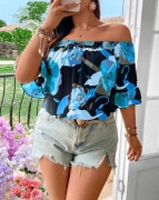 STYLOWA BLUZKA PLUS SIZE ODKRYTE RAMIONA 2XL