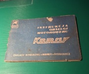 Instrukcja obsługi motoroweru Komar oryginalna