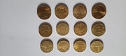 2 zł okolicznościowe od 2004 do 2012 r różne 12 szt.