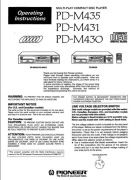 Instrukcja PIONEER PD-M345 / PD-M431 / PD-M430