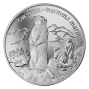 Srebrna Moneta 20 zł Świstak