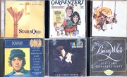 6 płyt CD Status Quo, Donovan, Carpenters, Chicago, White, Jones