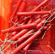 680pF 500V  L-5 CERAD KCR ceramik rurkowy zabytek PRL 