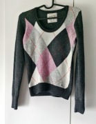 Sweterek Esprit 34 XS w romby