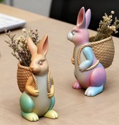 KRÓLIK KOSZYCZEK na Plecach Wielkanoc forma silikon 9*4.8 do Świec Odlewów