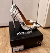 Kazar piękne wysokie szpilki skóra roz.38 jak nowe