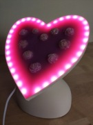 Walentynkowa serdeczna lampka