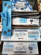 Mop płaski z kijem + 50 ściereczek Mr OXY zestaw do podłogi