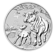 Lunar III: Rok Wołu 1/2 uncji Srebra 2021