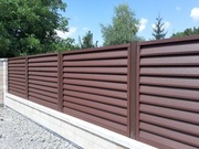 Zaluzje ogrodzeniowe  szerokość 12 cm