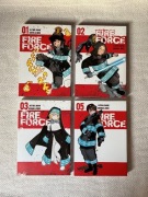 manga fire force tomy 1, 2, 3, 5