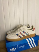 Buty dasmkie adidas gazelle indoor liberty london beżowe org 36 2/3