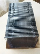 Pudełka slim CD DVD zestaw 41 sztuk