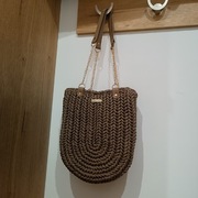 Torebka shoperka handmade uchwyty 