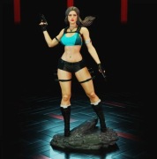 Figurka druk 3D żywica " Lara Croft - F357 "- 120 mm
