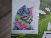 Obraz Do MALOWANIA PO NUMERACH KOT Malowanie Po Numerach Z Ramą ARTNAPI