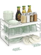 Rozszerzana Półka Kuchenna Organizer Na Blat Do Szafki plastikowa 26-41,5cm