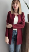 Bordowy kardigan only