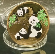 Moneta z Chińską Pandą 