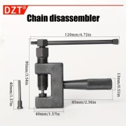 Skuwacz do łańcucha rowerowego + Śruby rowerowe 