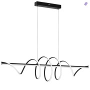Lampa wisząca Twist czarna LED Milagro