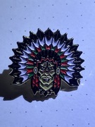 przypinka PIN indianin WÓDZ wojownik Wielkich Równin