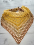 Chusta szydełkowa ręcznie wykonana, pareo