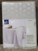 Obrus żakardowy beżowy Tchibo 150x275 cm