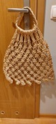 nietypowa torba ze sznura, naturalna vintage boho