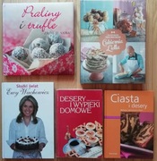 5x Ciasta, Desery, Wypieki, Praliny, Trufle i inne. Przepisy kulinarne